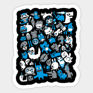 Doodle Town Sticker